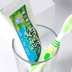 The toothpaste manufacturer specializes in custom-made herbal green tea toothpaste.