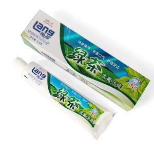 The toothpaste manufacturer specializes in custom-made herbal green tea toothpaste.