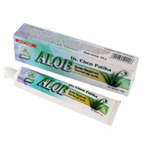 Creme dental natural de aloe vera, cuidado oral, 120g, manutenção multifuncional, hálito fresco