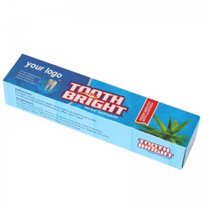 Customized Natural Herbal Aloe Vera Toothpaste 100g/120g/150g/180g/Multi-Effect Maintenance Fresh Breath