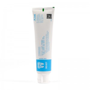 Fabricant de dentifrice personnalisé Baiji dentifrice naturel pour soins des gencives 128g soins des dents saines frais tous les jours