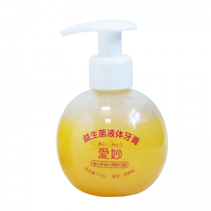 Produttore di dentifricio in Cina Dentifricio liquido probiotico Aimi all'ingrosso 170g Fluoruro contenente denti sani anti-tarme