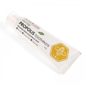 OEM naturel de dentifrice de dentifrice de propolis douce de marque de distributeur