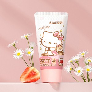 Toothpaste Manufacturer Professional Custom Aim Children's Anti-Moth Probiotic Toothpaste 50g Strawberry Flavor